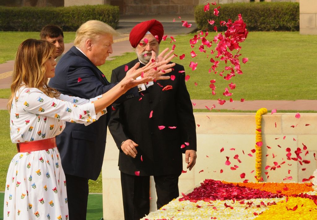 Мелания Трамп индийское турне